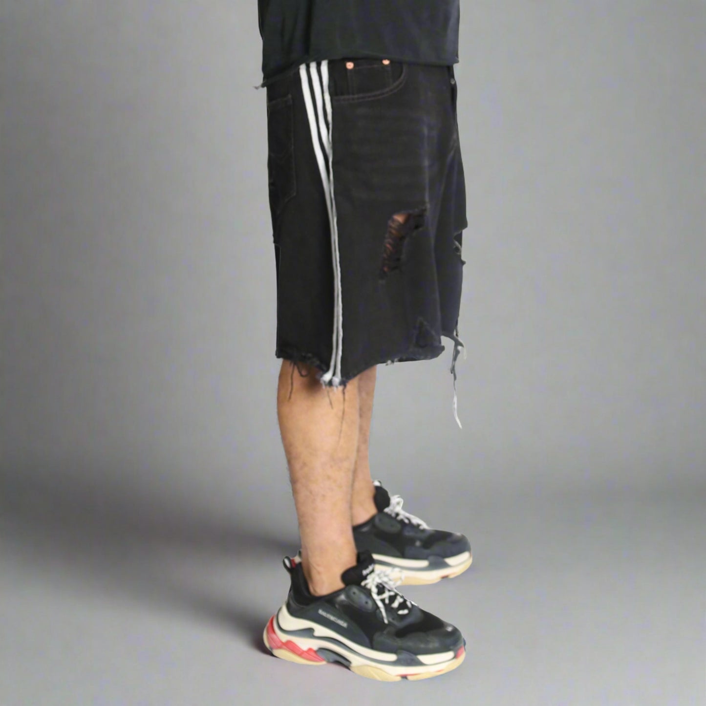 SHORTS #04 sport washed ripped