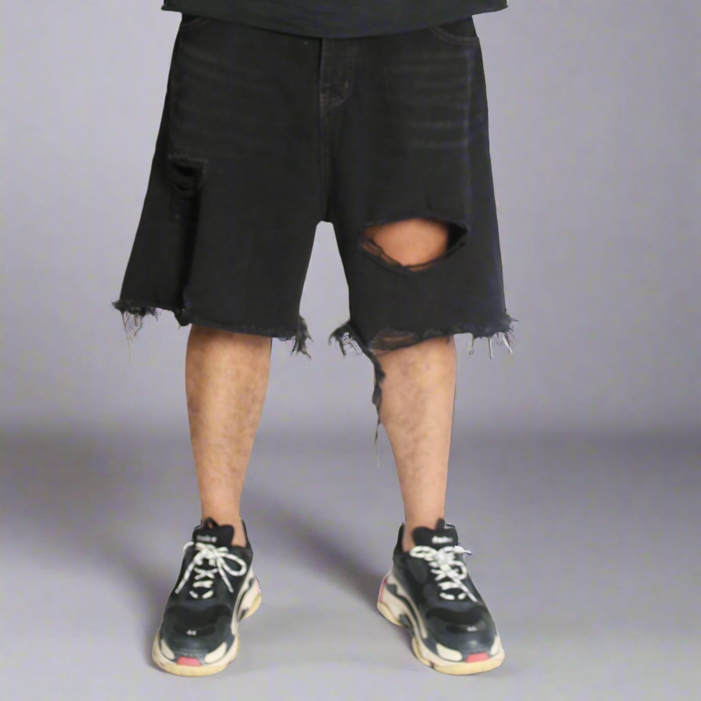 SHORTS #04 sport washed ripped