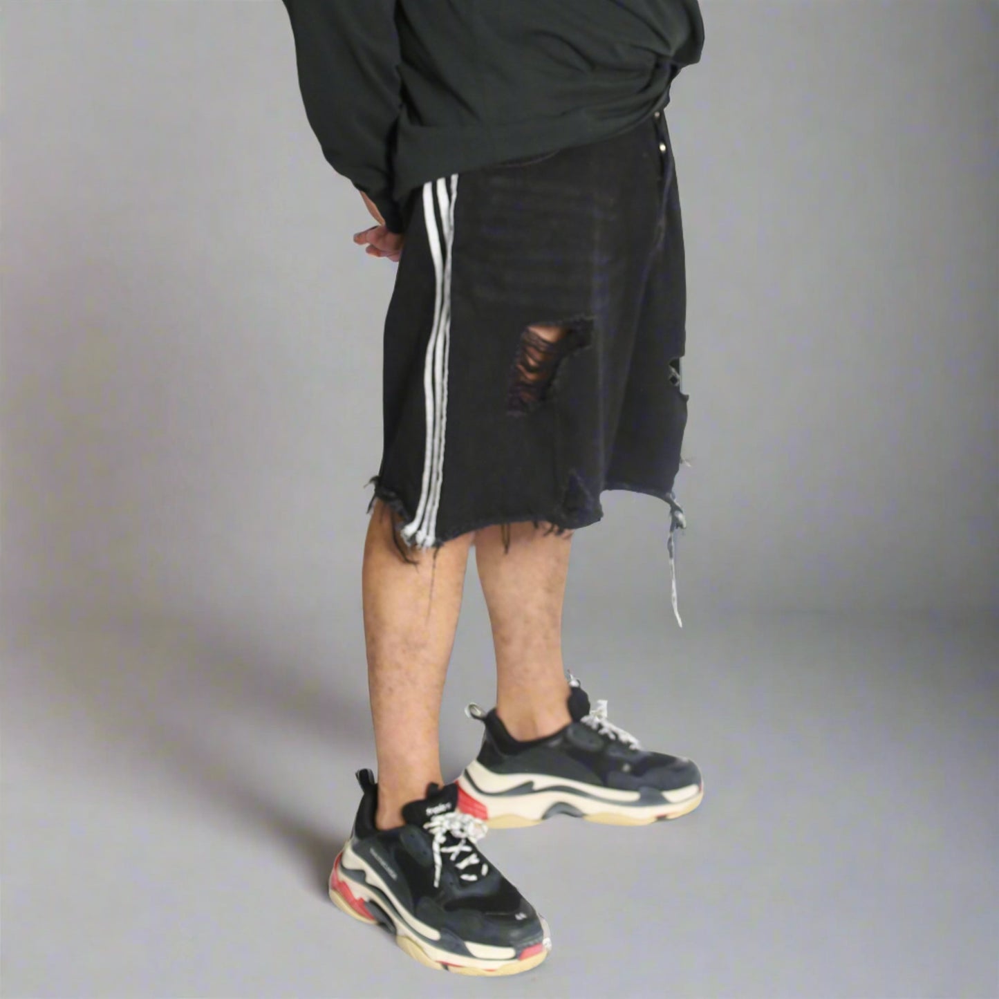 SHORTS #04 sport washed ripped